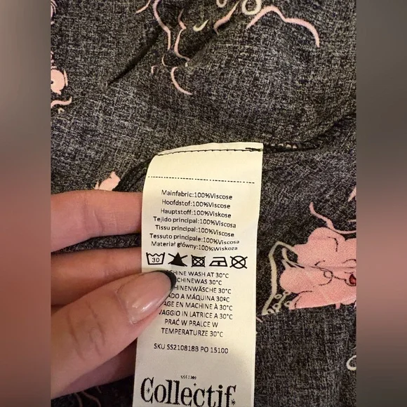 Collectif Liza Tipsy Elephants Swing Dress - Picture 6 of 12